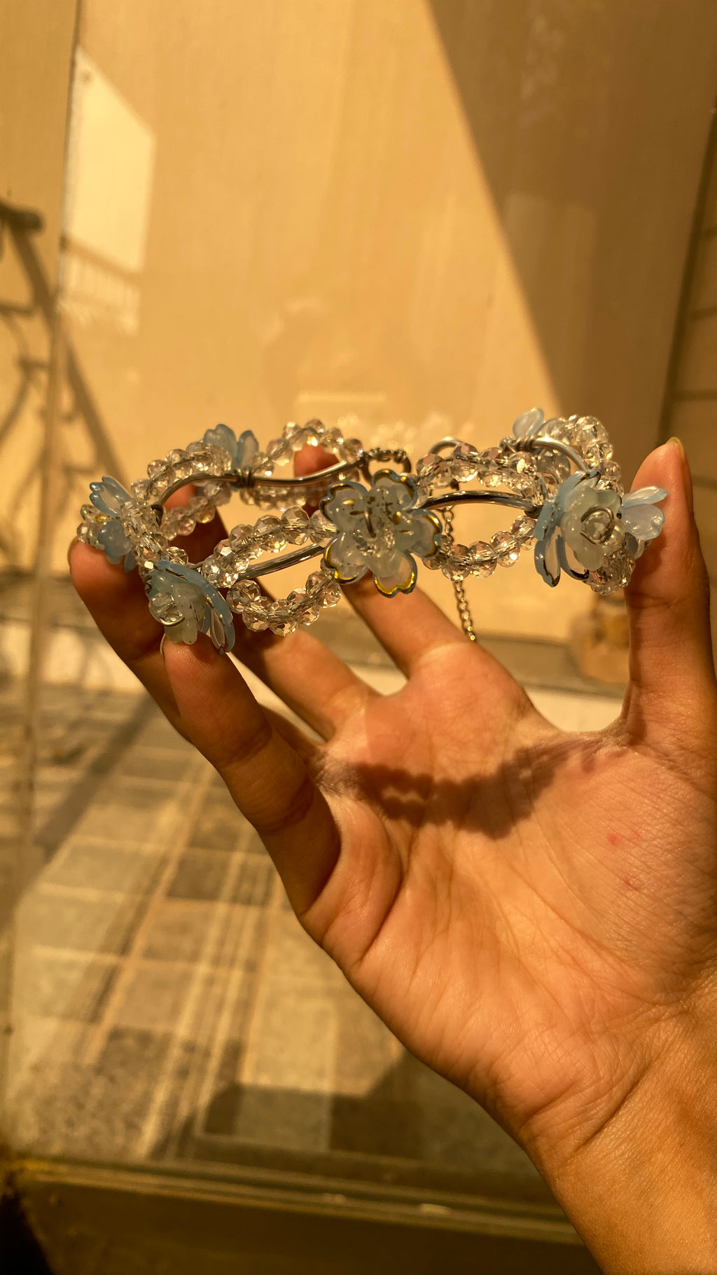 Silver Flower bracelet