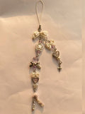 Lilac jellyfish phone charm