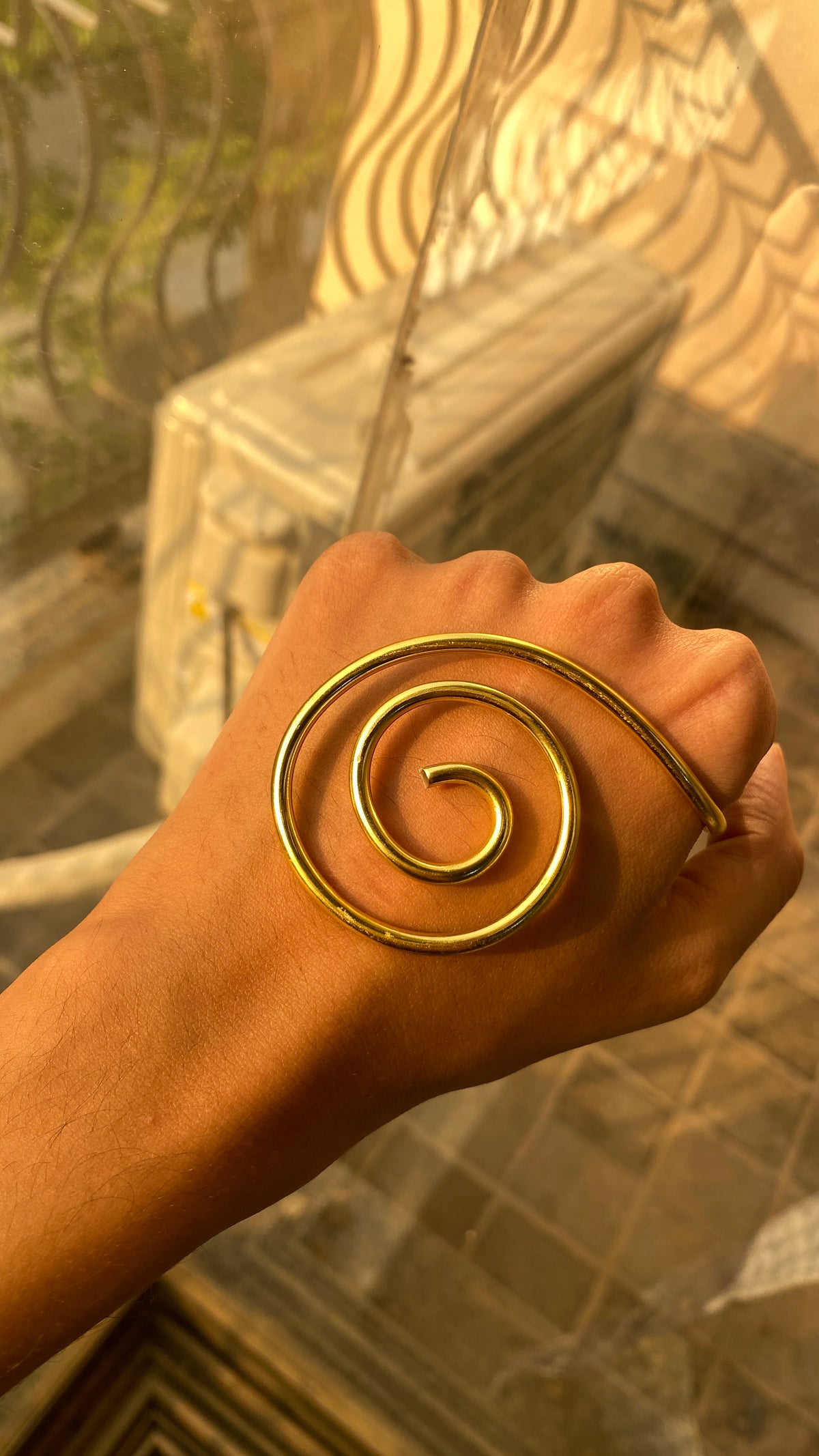 Golden Palm cuff