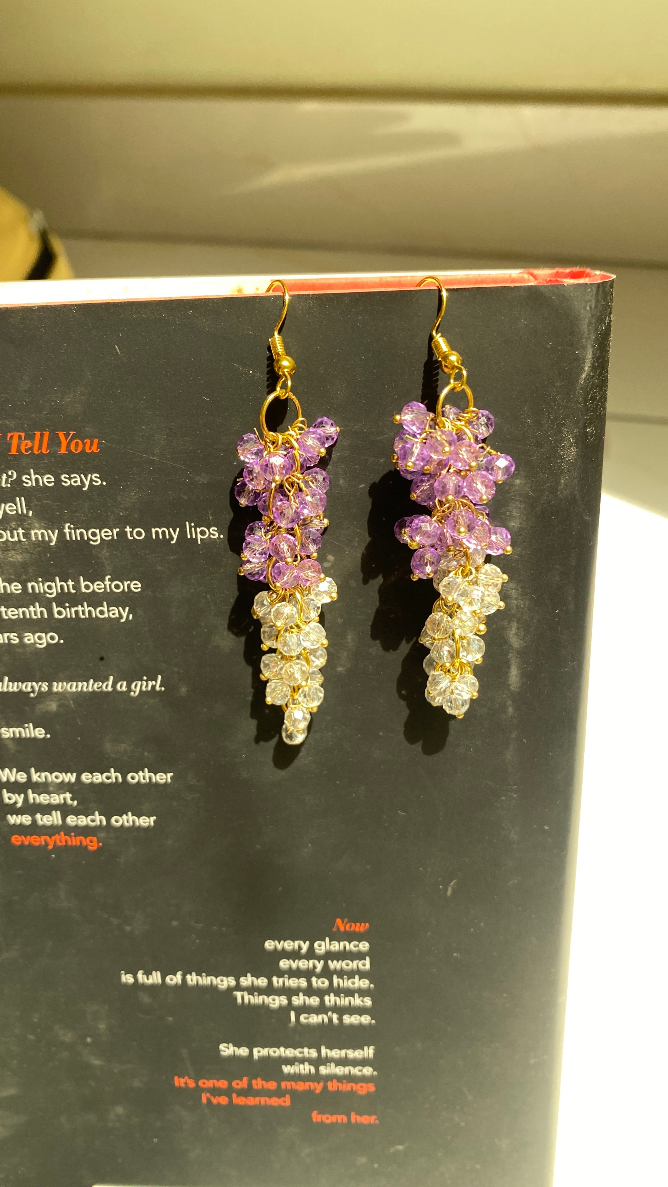 Wisteria earrings