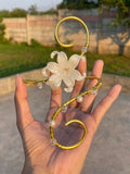 Golden lily arm cuff