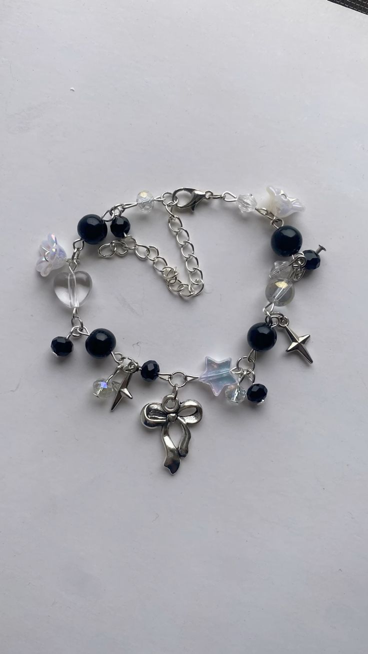 Black bow bracelet