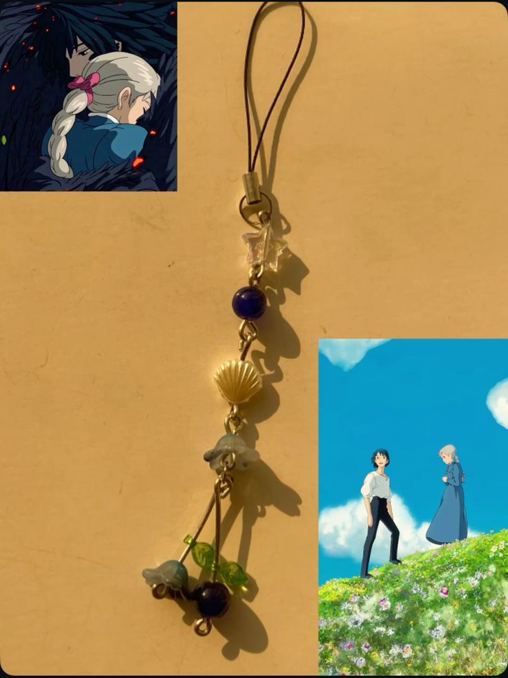 Ghibli phone charm(blue)