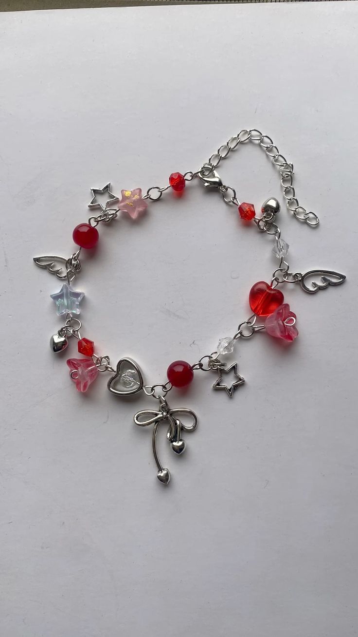 Red bow bracelet