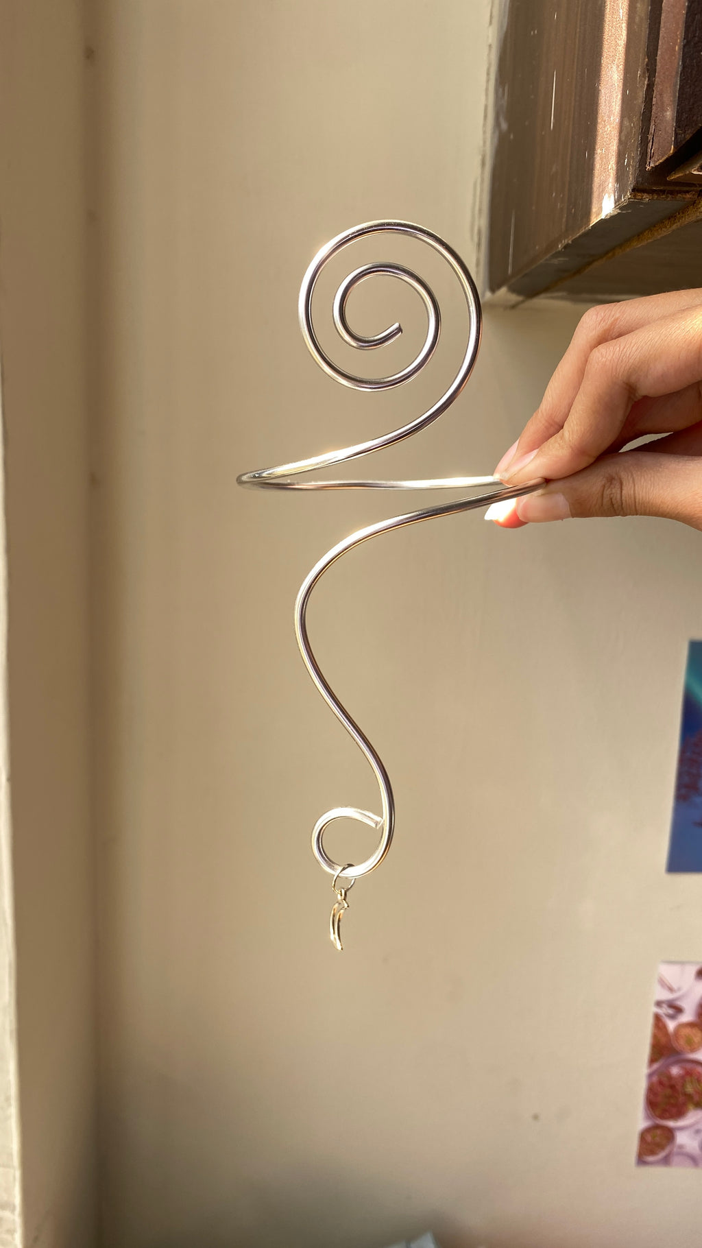 Spiral moon armcuff