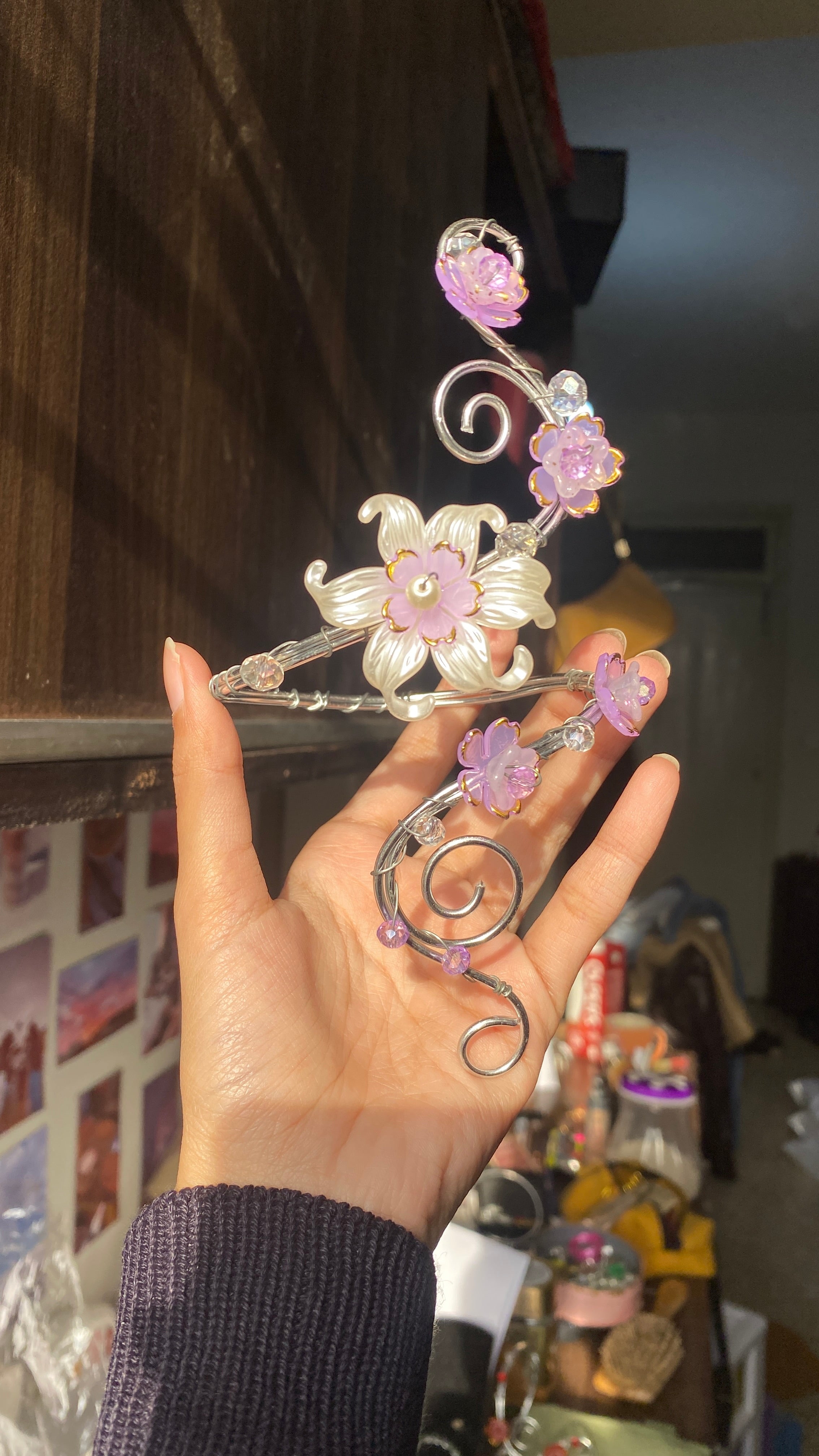 Lilac lily armcuff