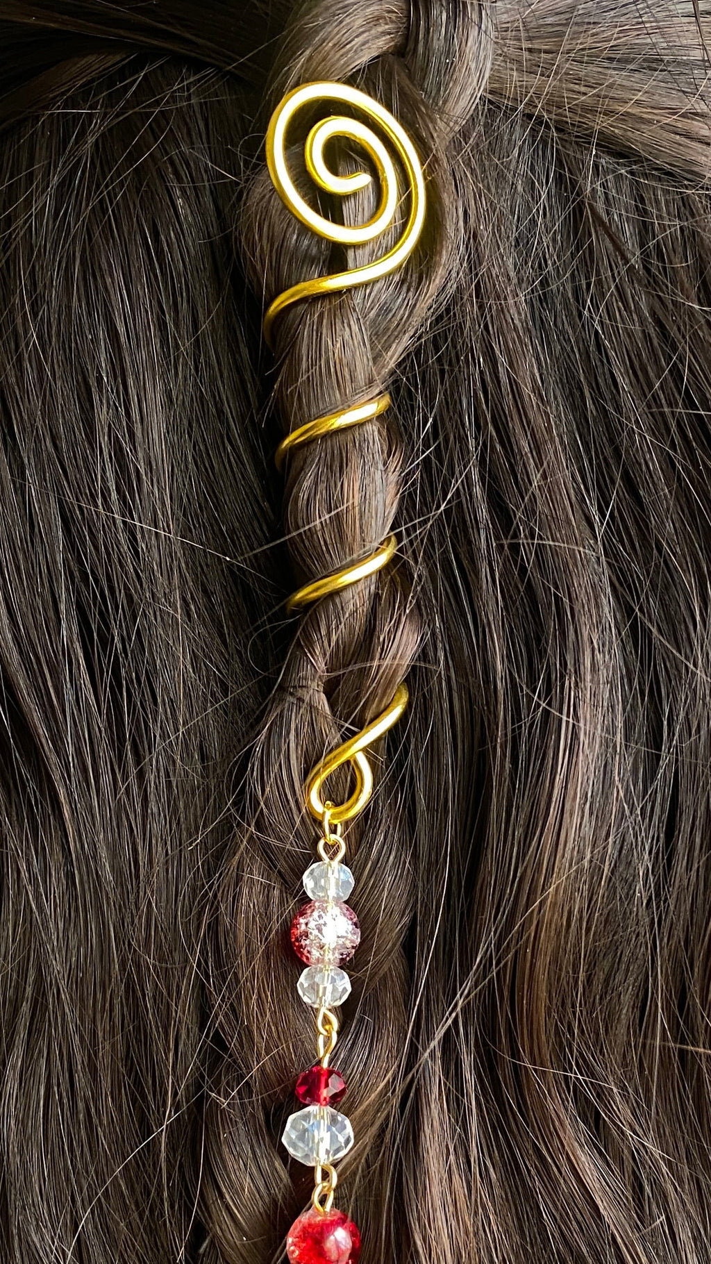 Scarlet hair spiral