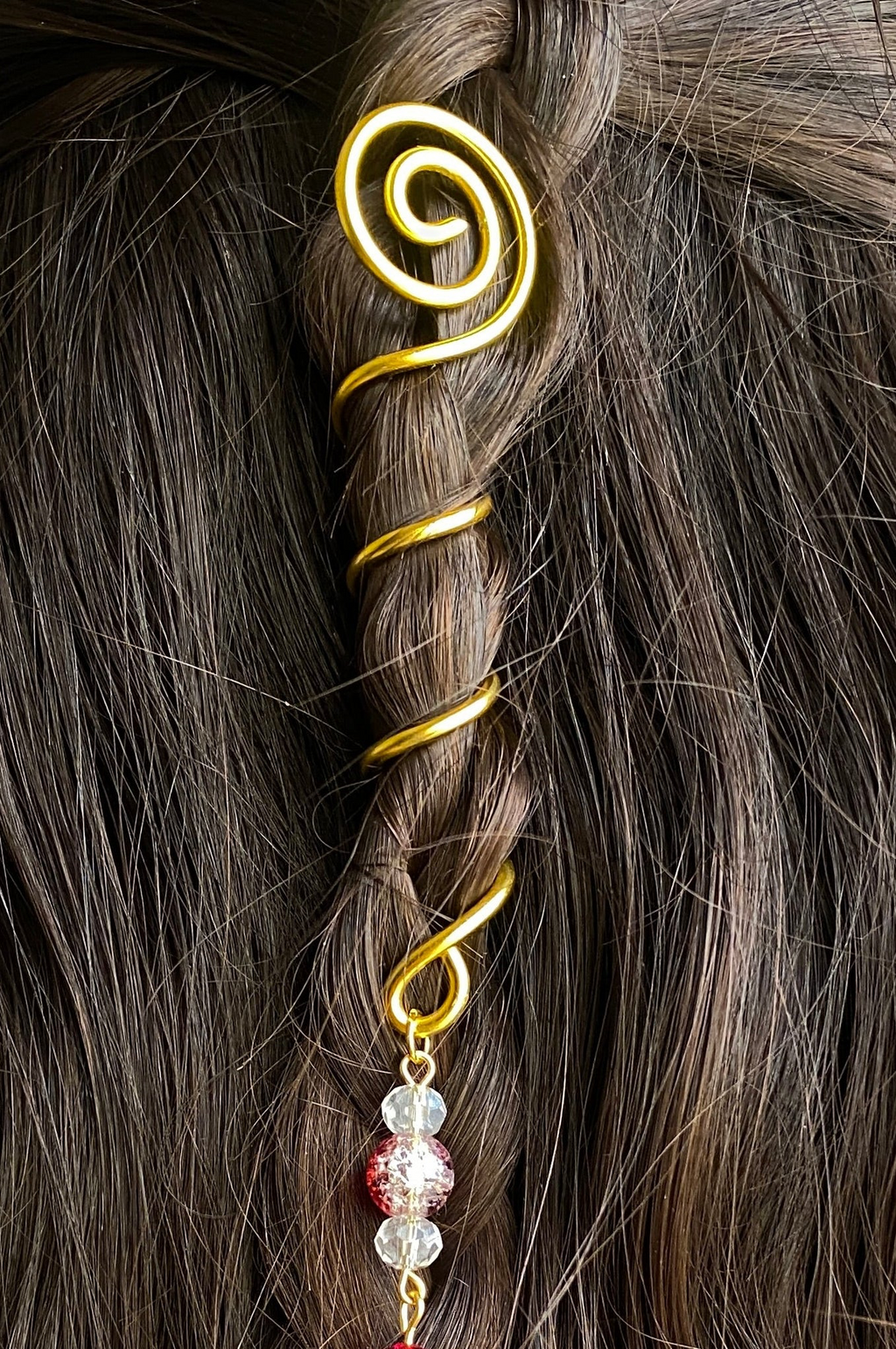Scarlet hair spiral