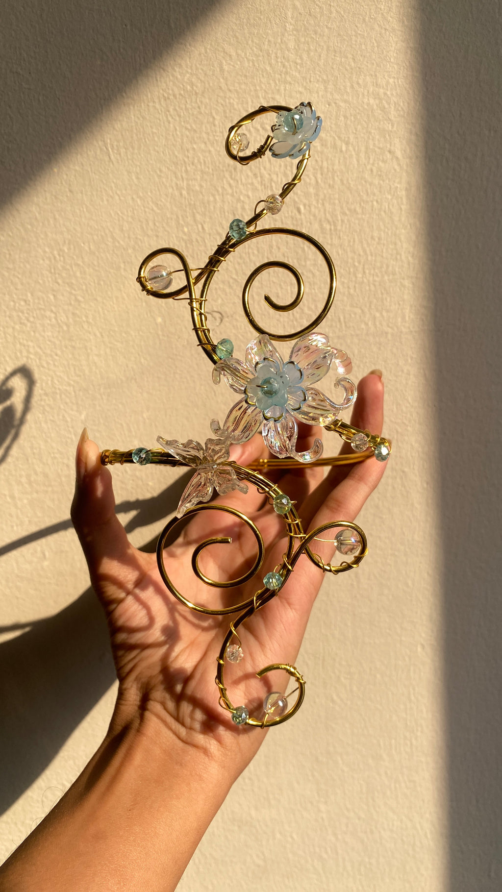 Blue enchanted armcuff