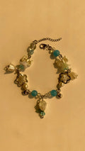 Blue garden bracelet