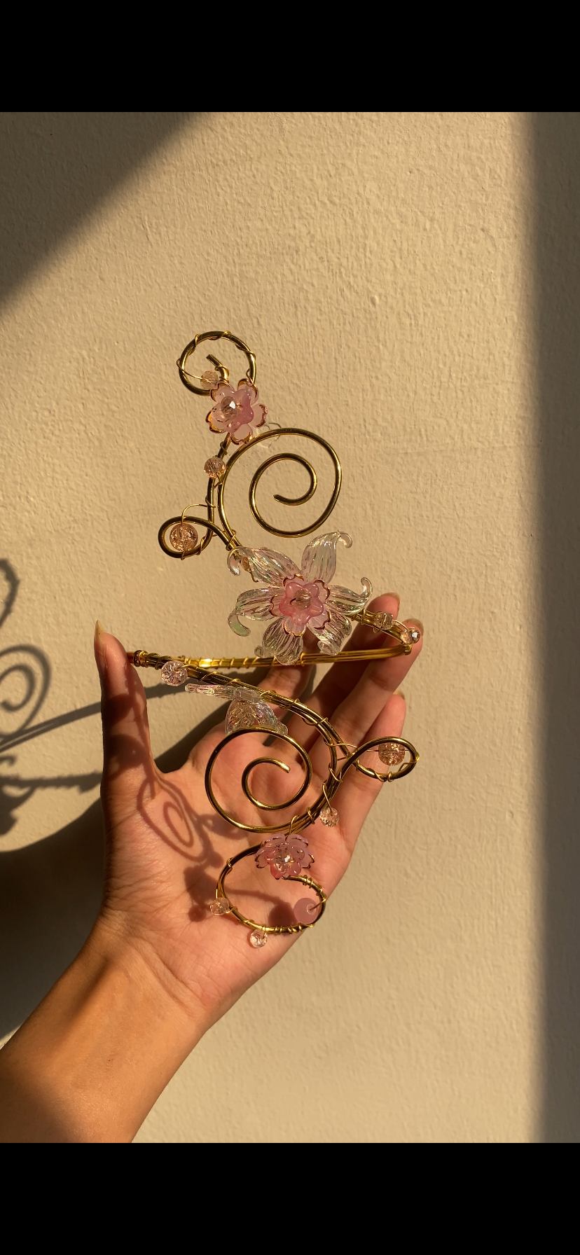 Pink enchanted armcuff