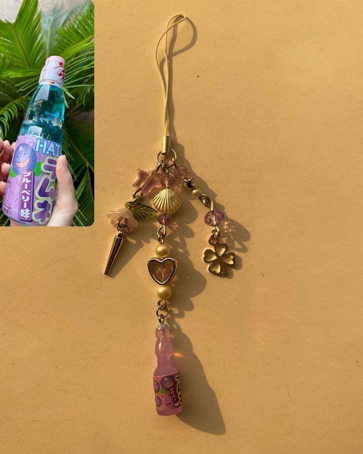 Soda pop phone charm(purple)