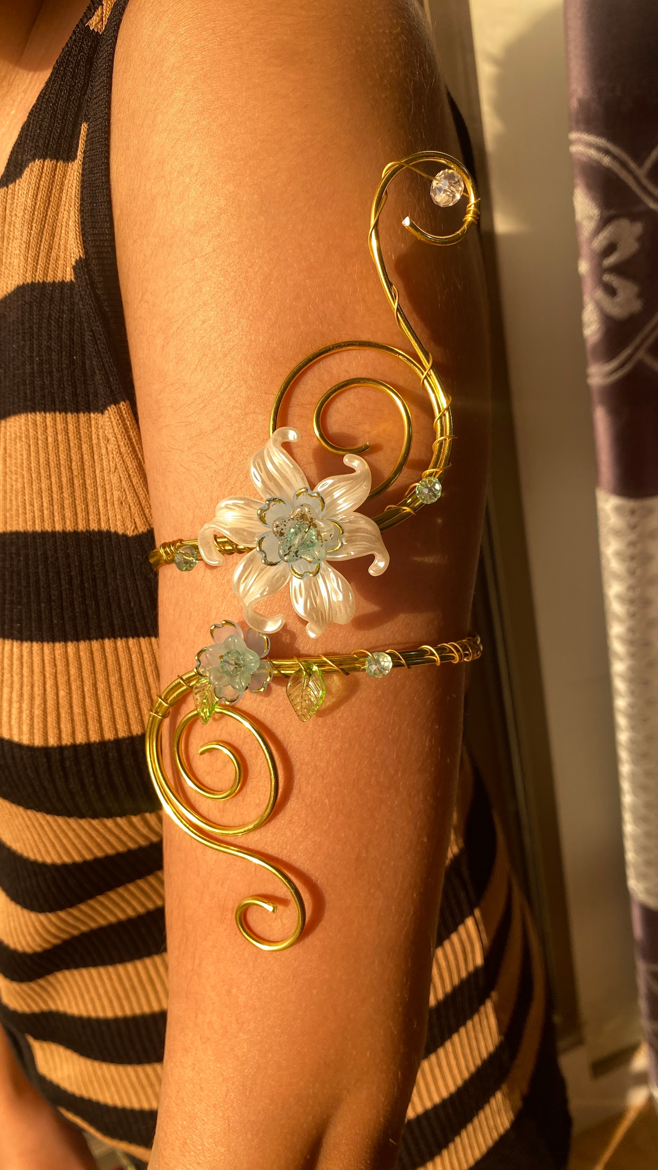 Blue Lily armcuff