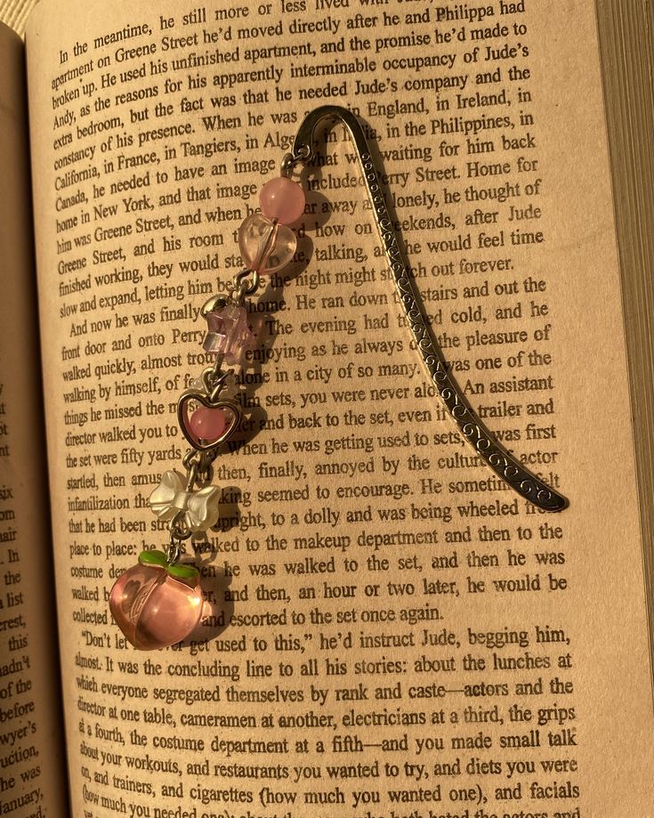 Peach bookmark