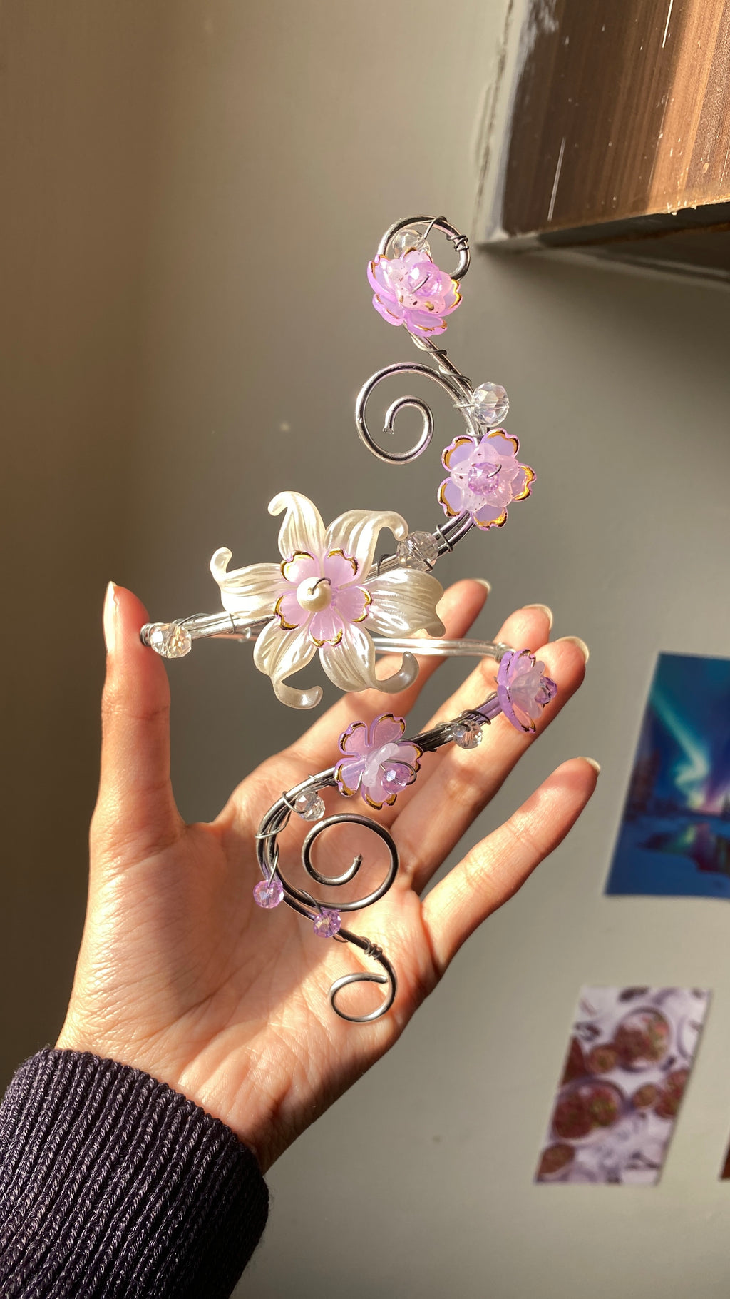 Lilac lily armcuff
