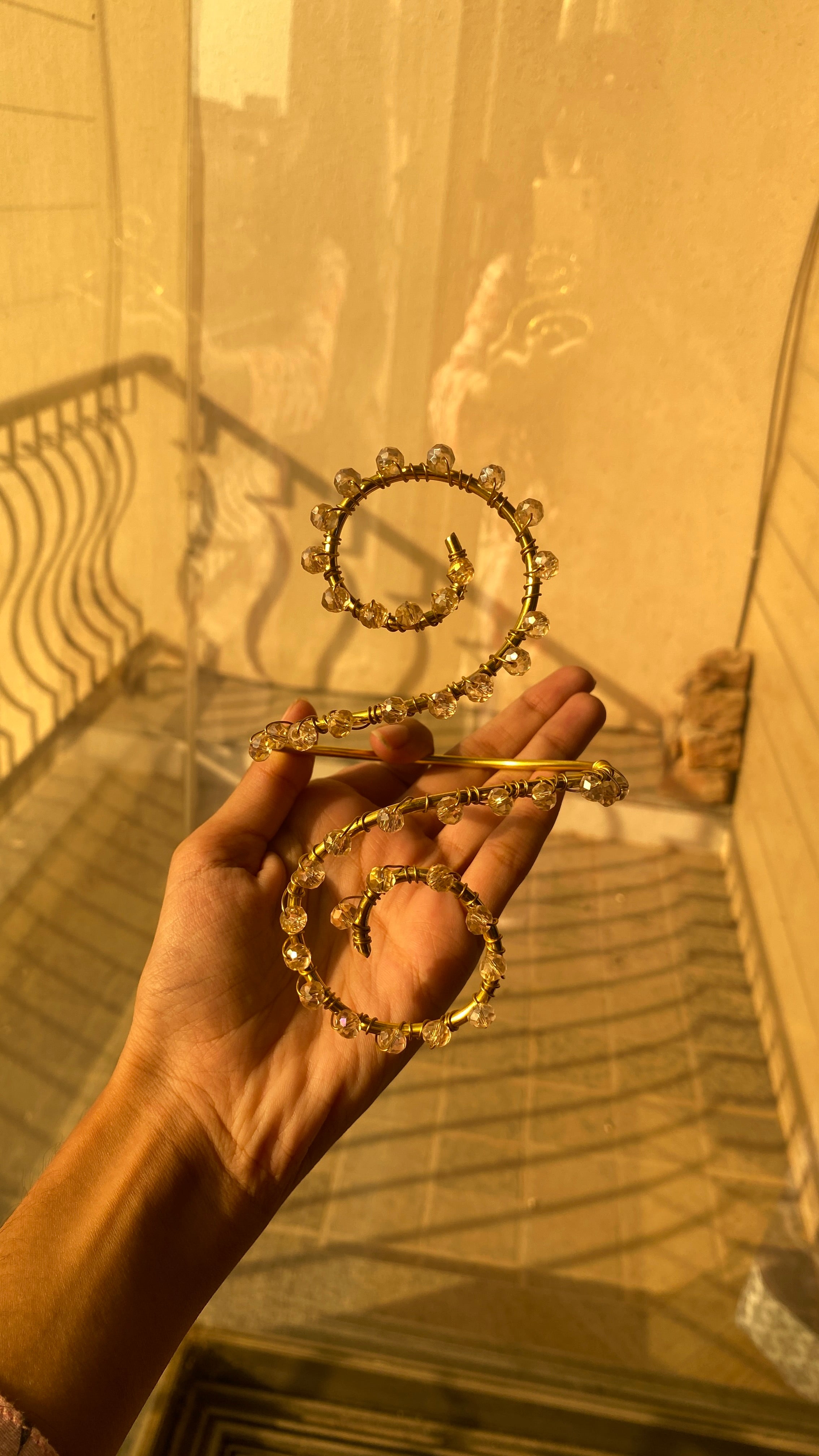 Crystal armcufffs