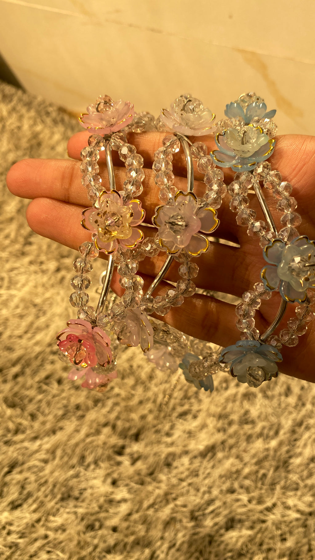 Silver Flower bracelet