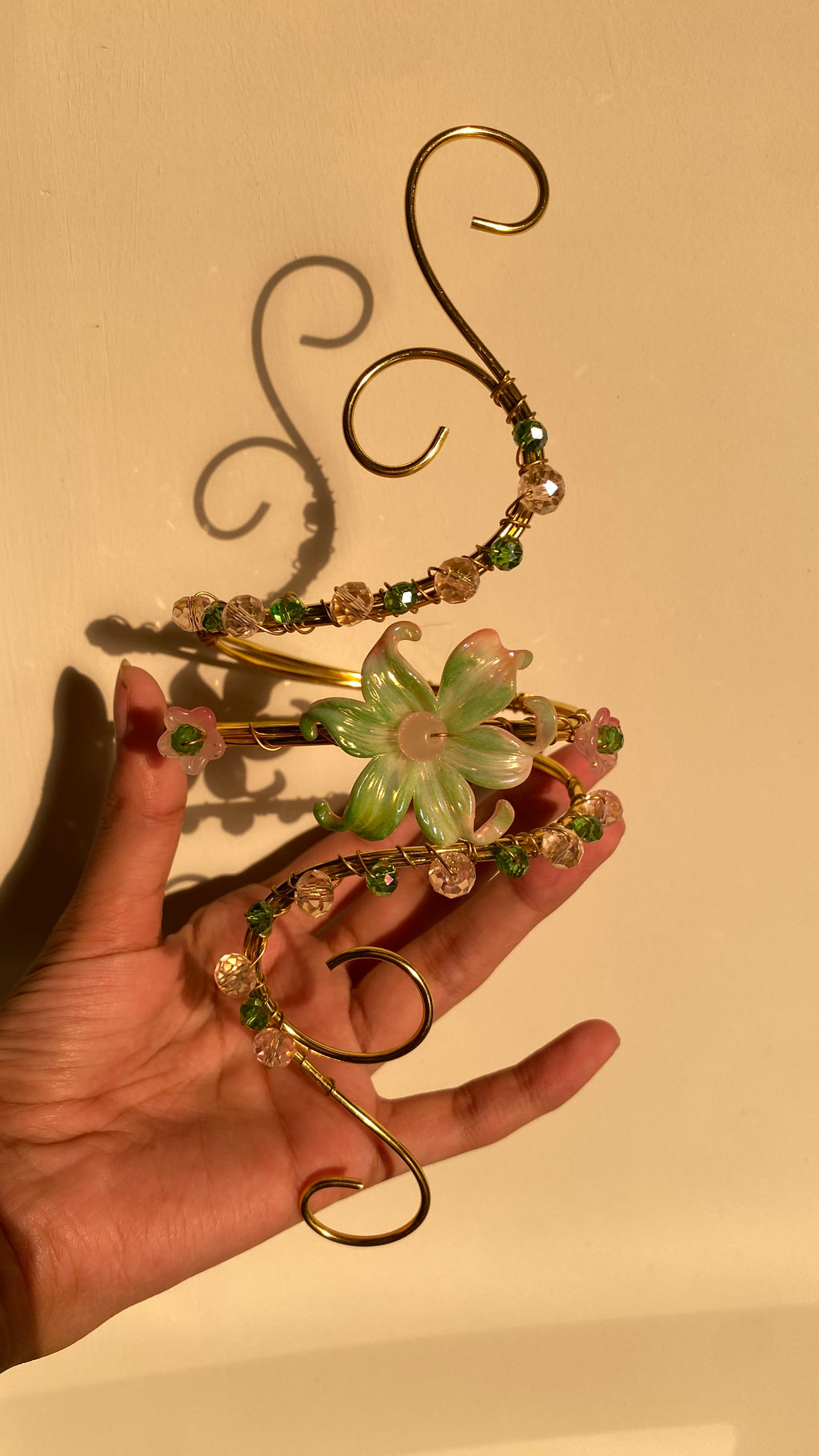 Mint gradient lily armcuff