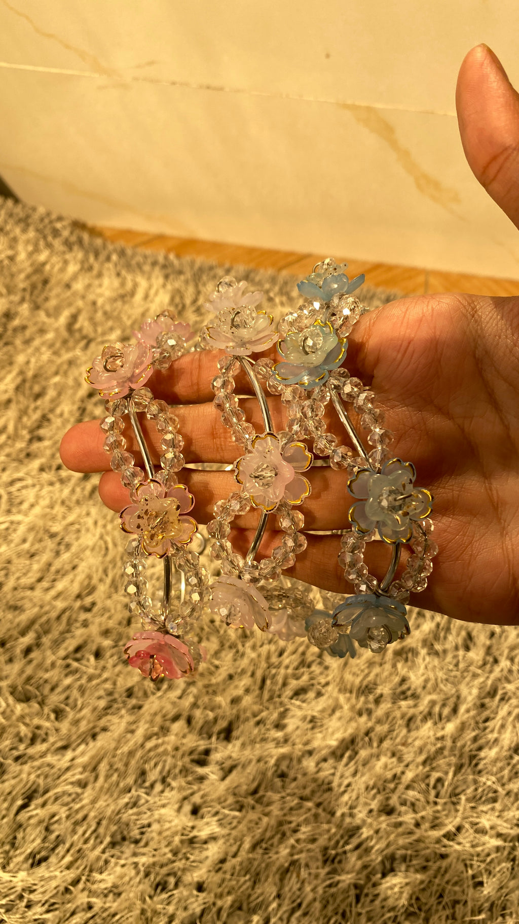 Silver Flower bracelet