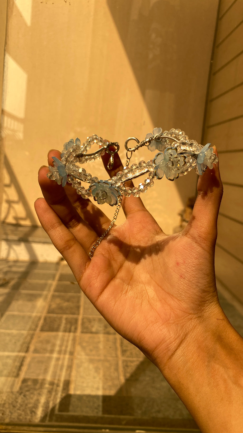 Silver Flower bracelet