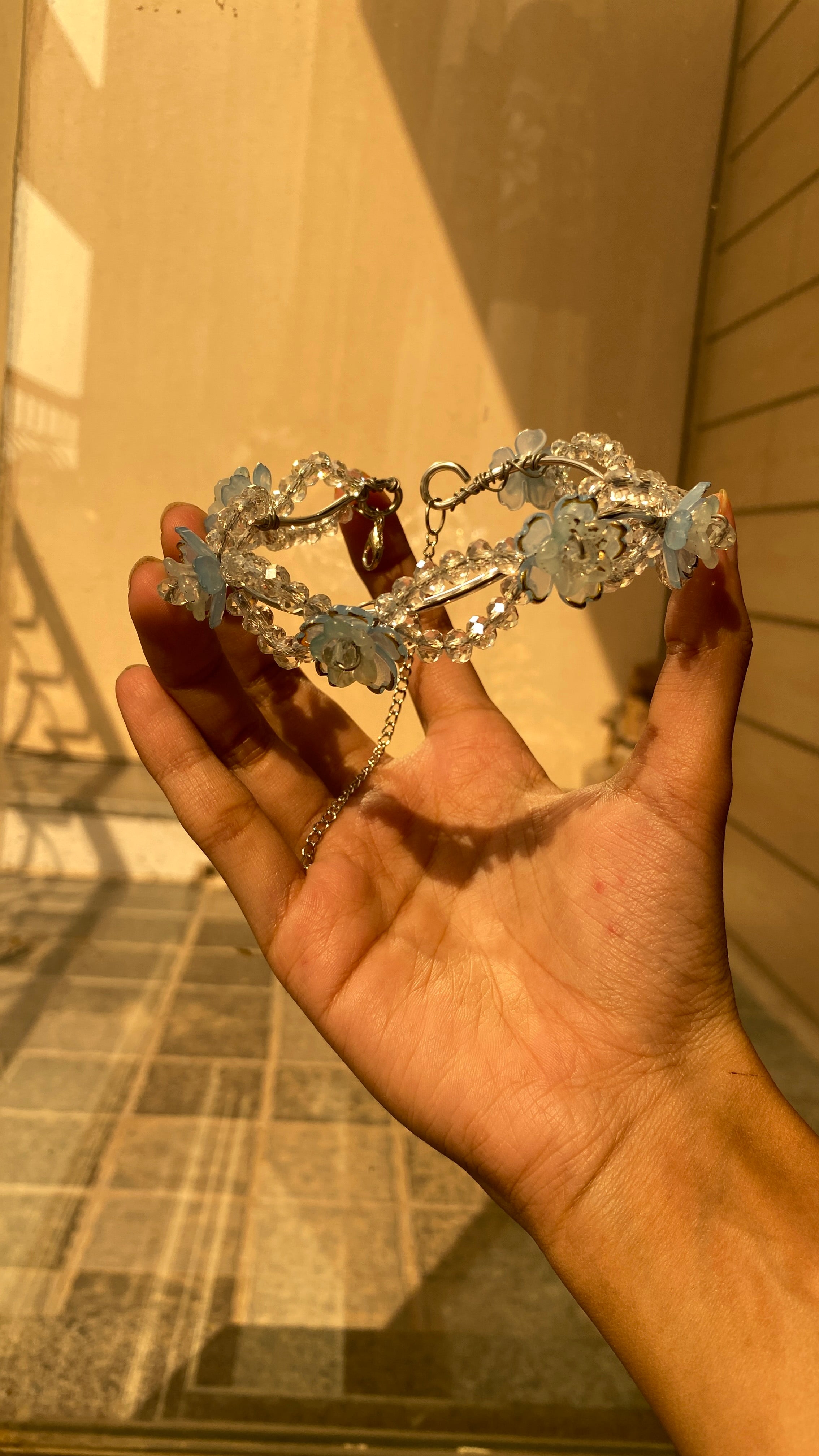 Silver Flower bracelet