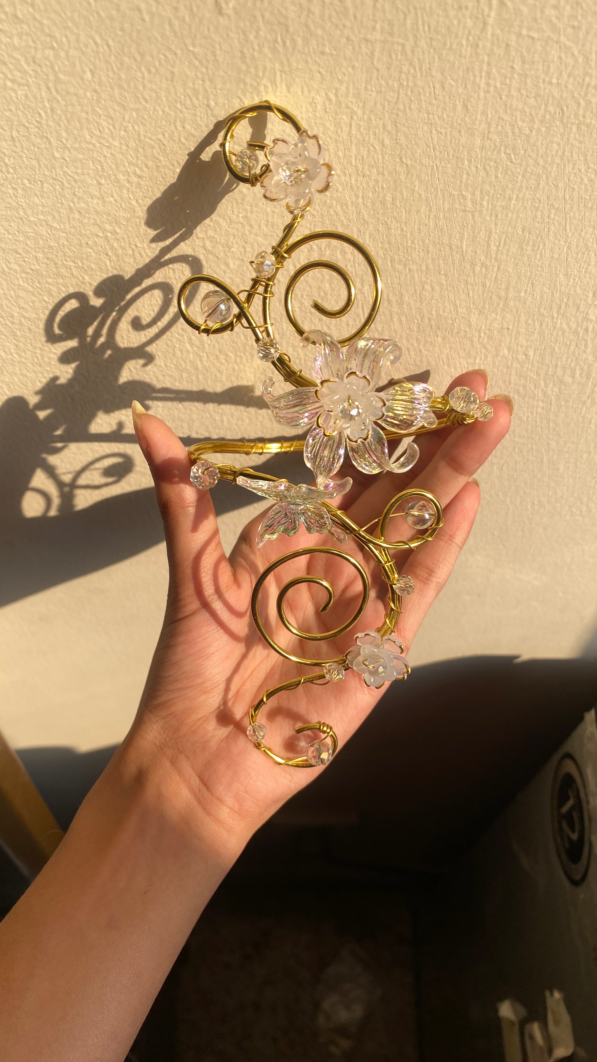 Crystal enchanted armcuff