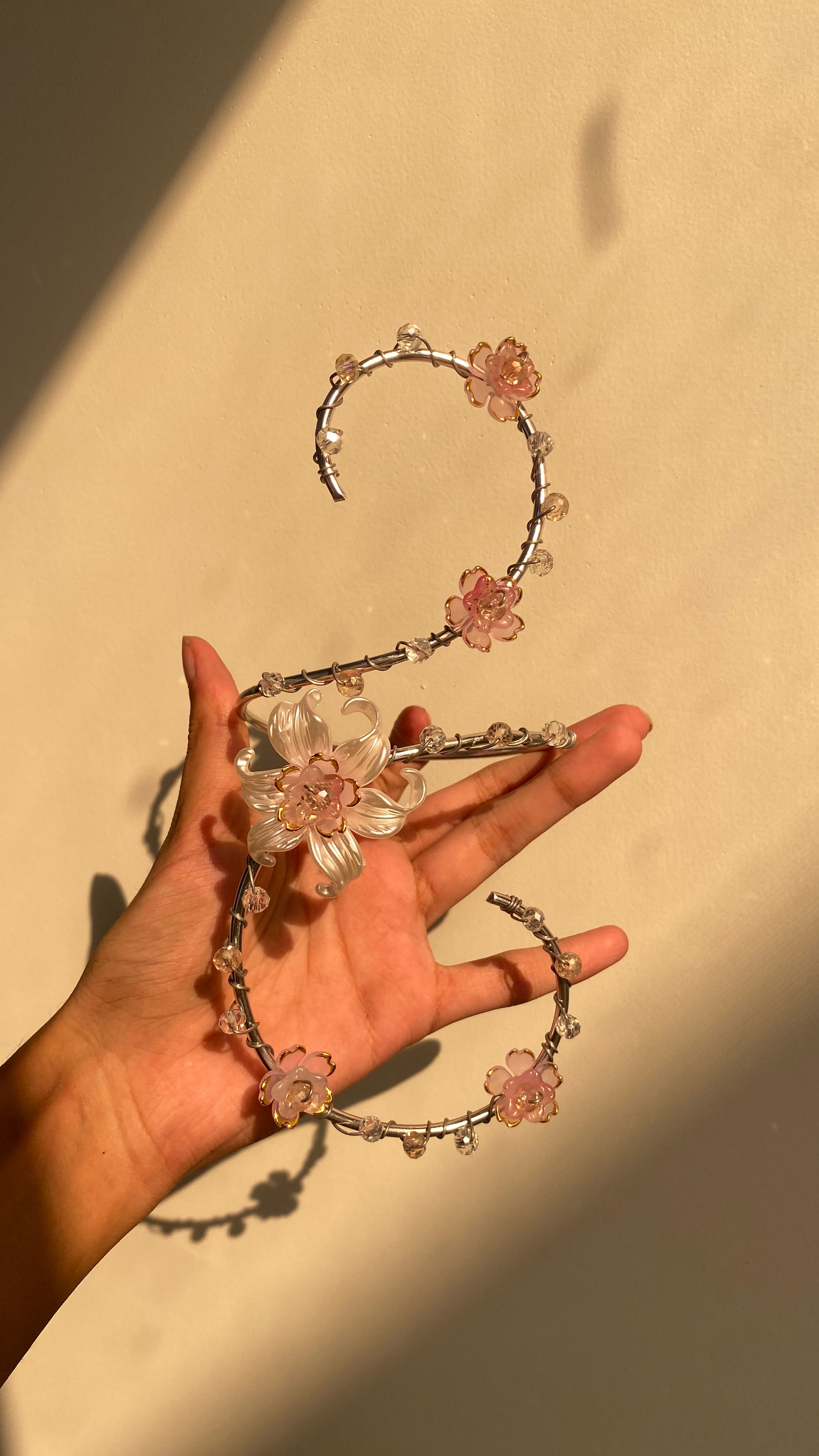 Pink Lily arm cuff