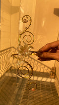 Crystal spiral lily armcuff