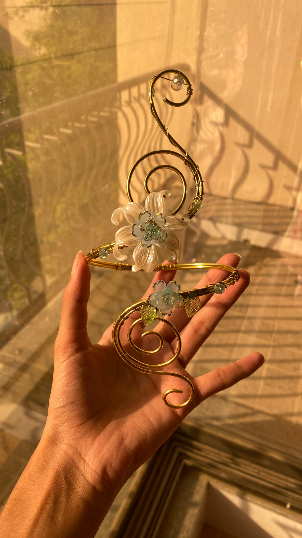 Blue Lily armcuff