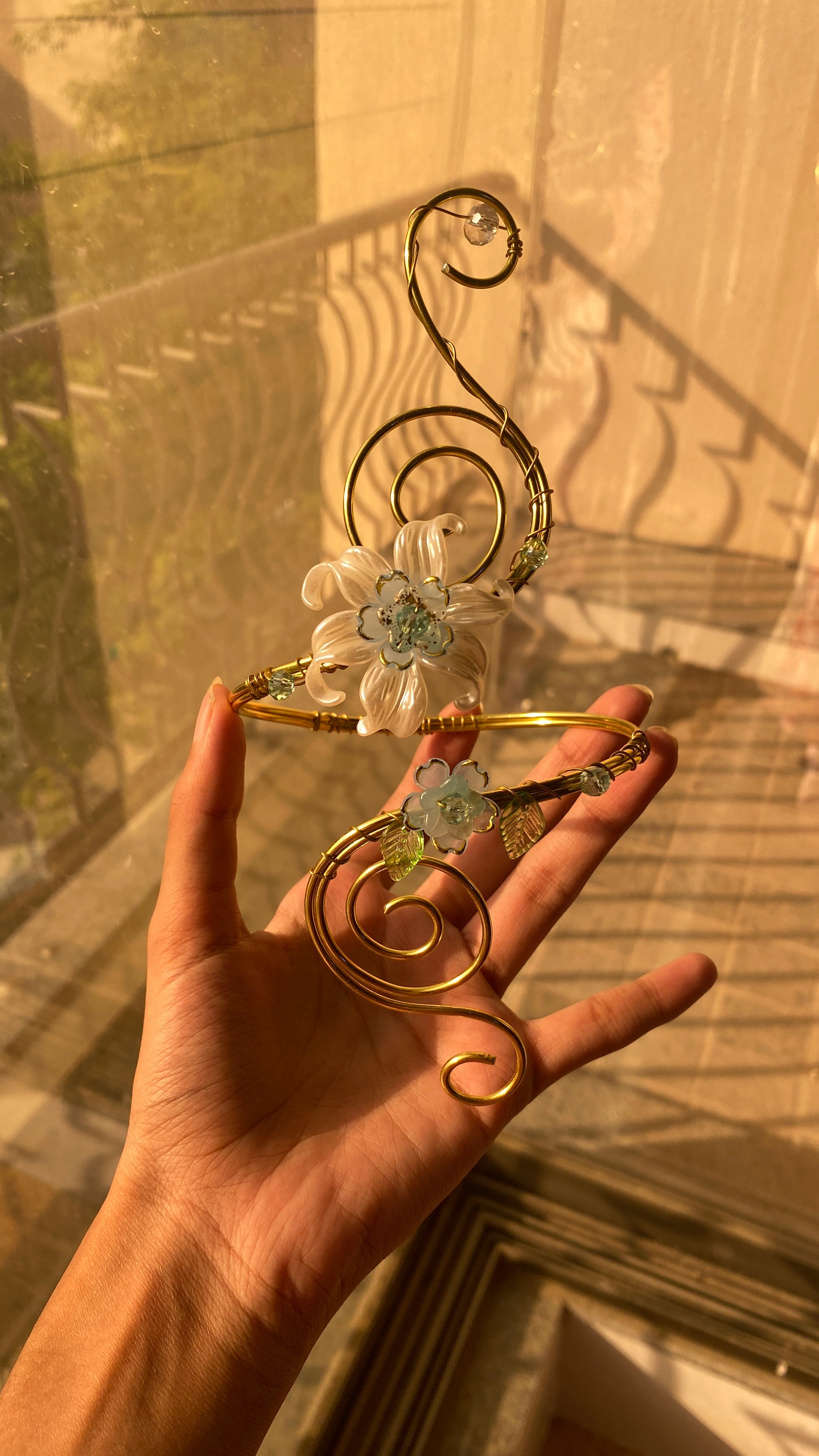Blue Lily armcuff