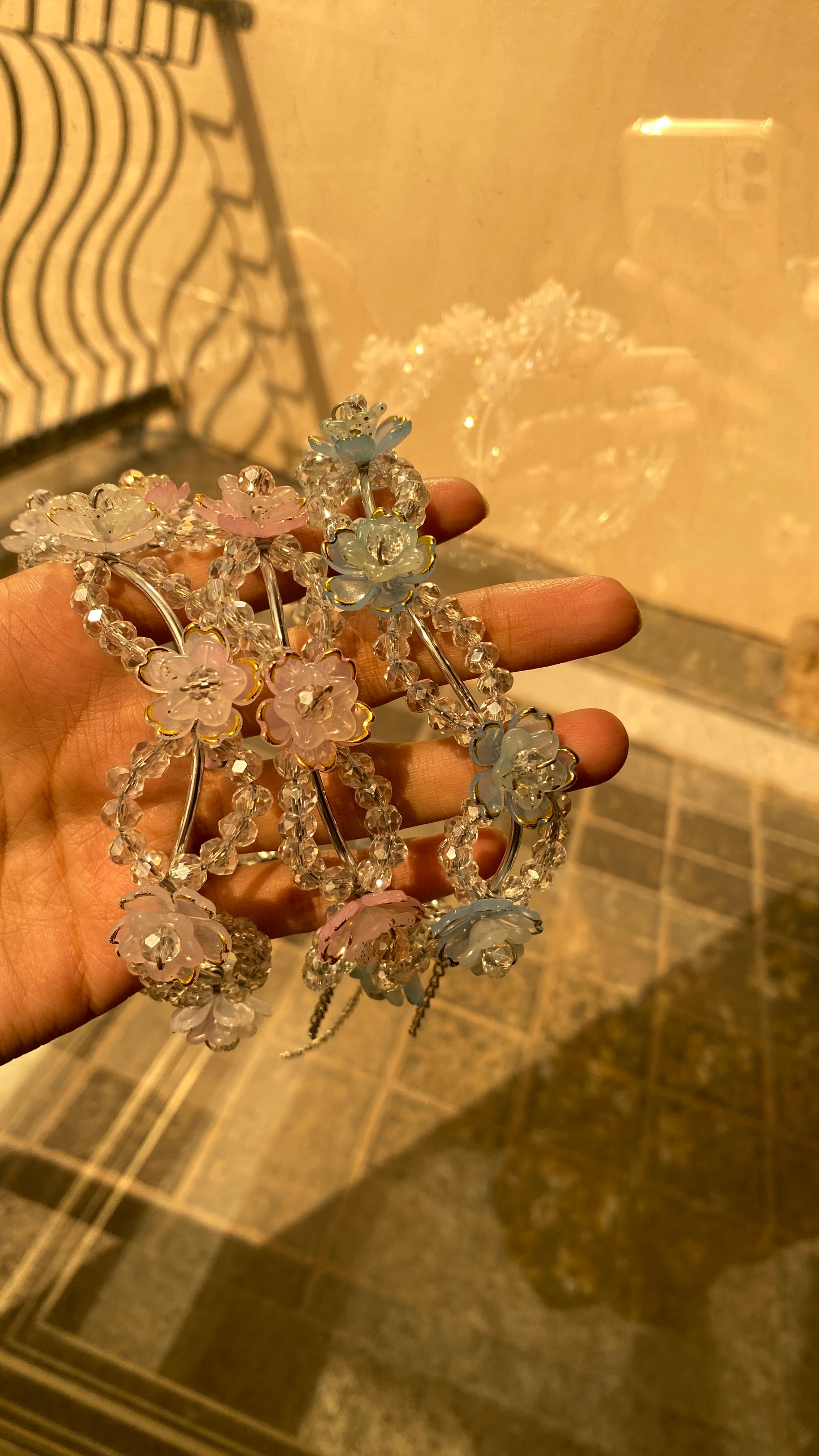 Silver Flower bracelet