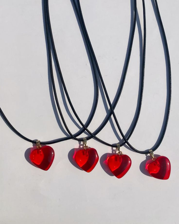 Red heart necklace