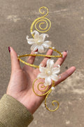 Double lily arm cuff