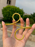 Golden snake arm cuff