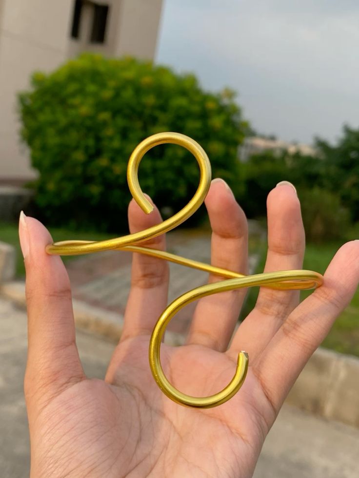 Golden snake arm cuff
