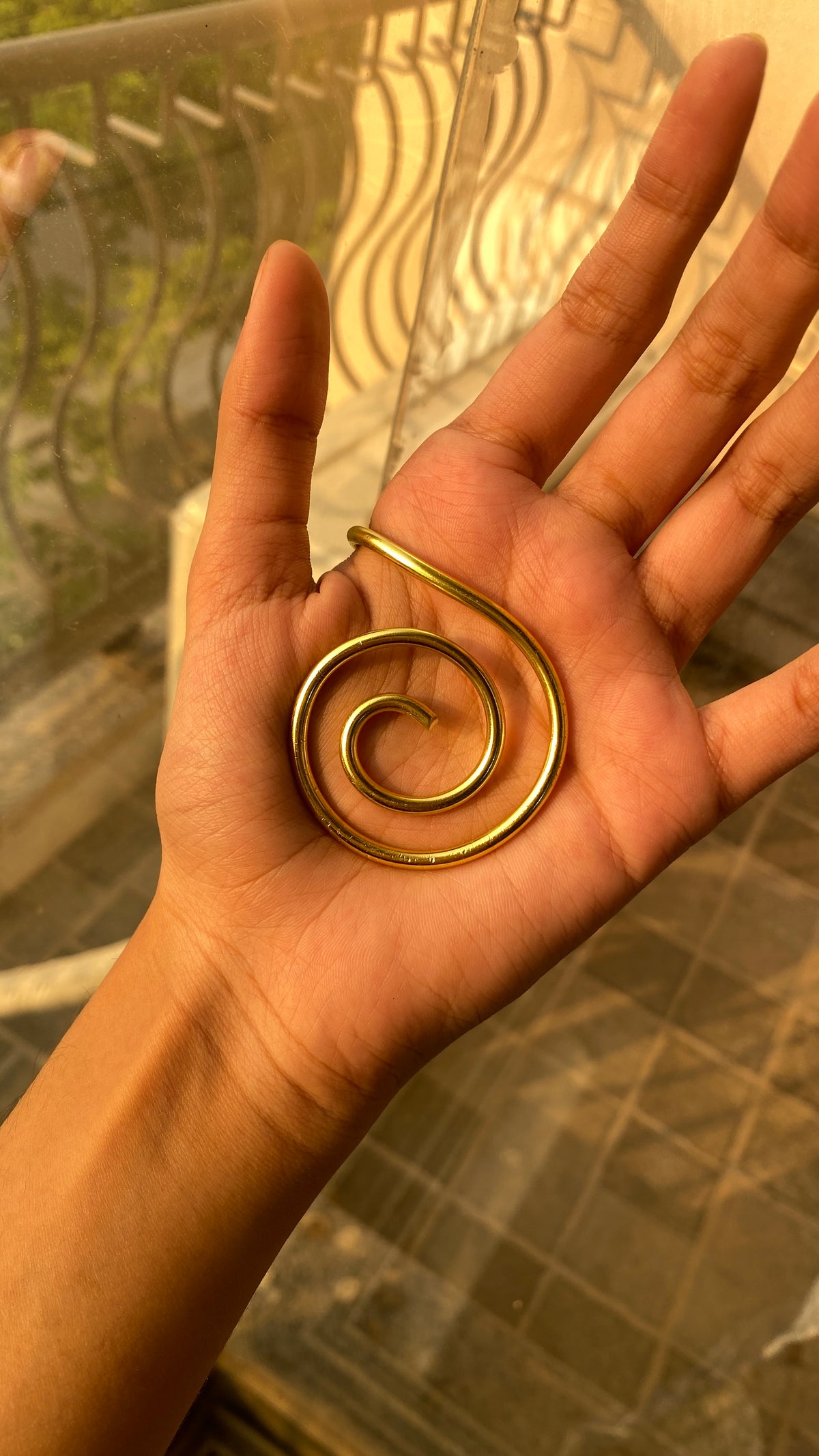 Golden Palm cuff