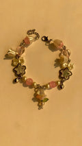 Pink garden bracelet