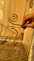 Spiral water pearl armcuff