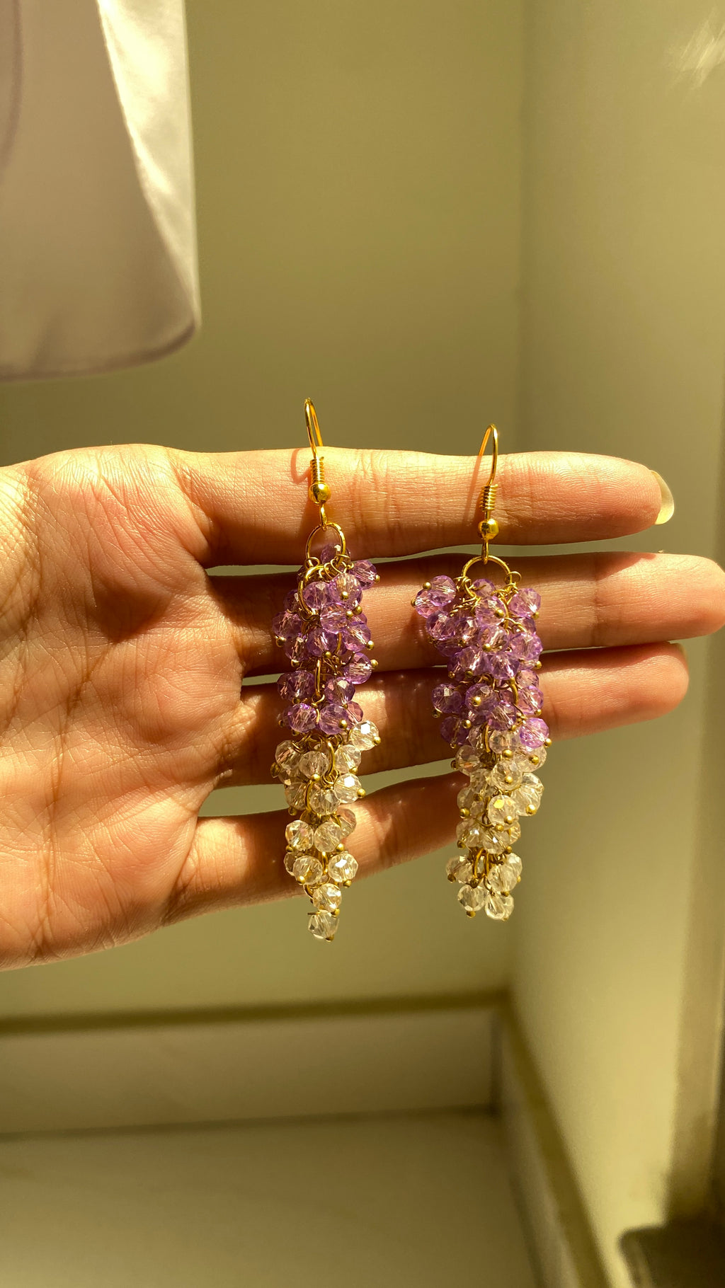 Wisteria earrings