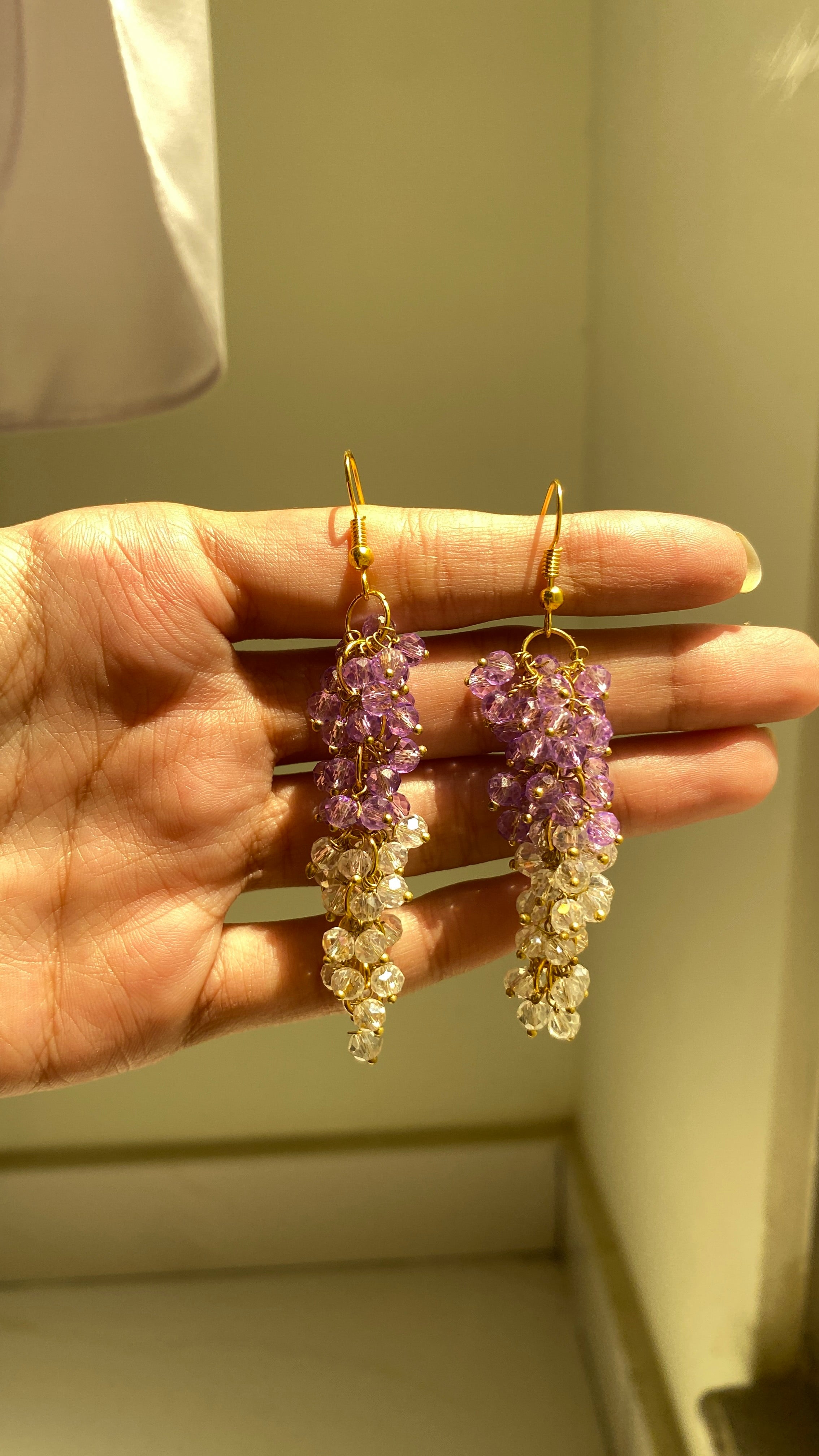 Wisteria earrings