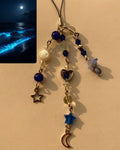 Blue moon phone charm