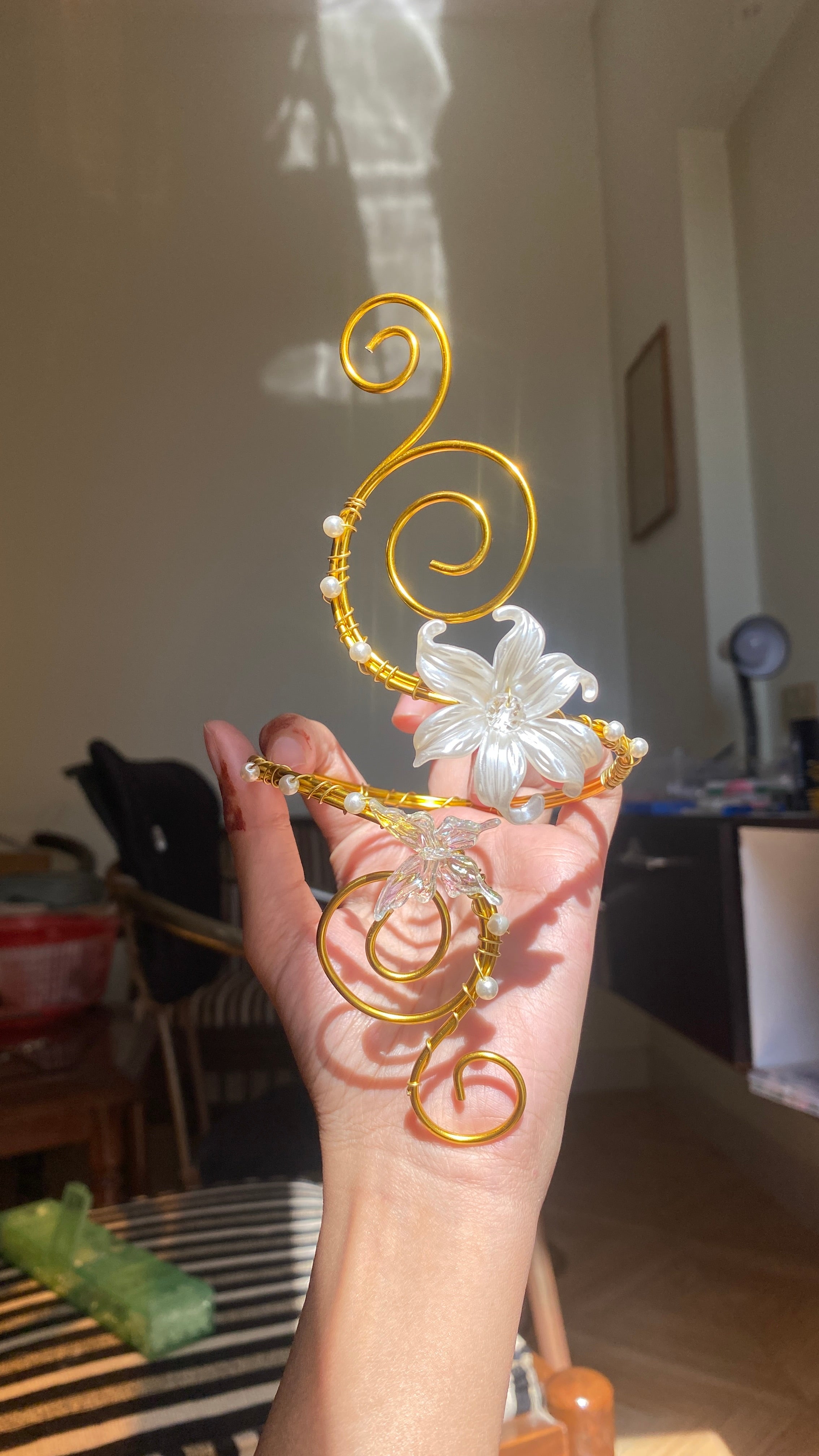 Lily butterfly armcuff