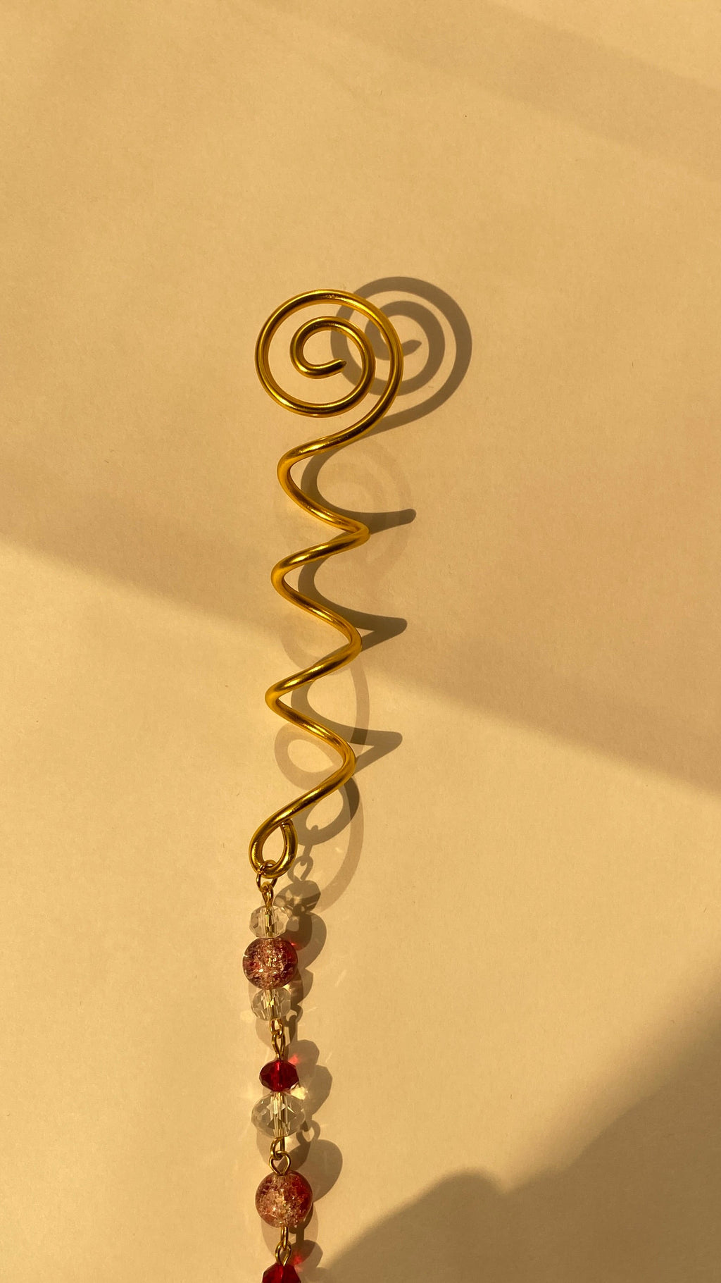 Scarlet hair spiral