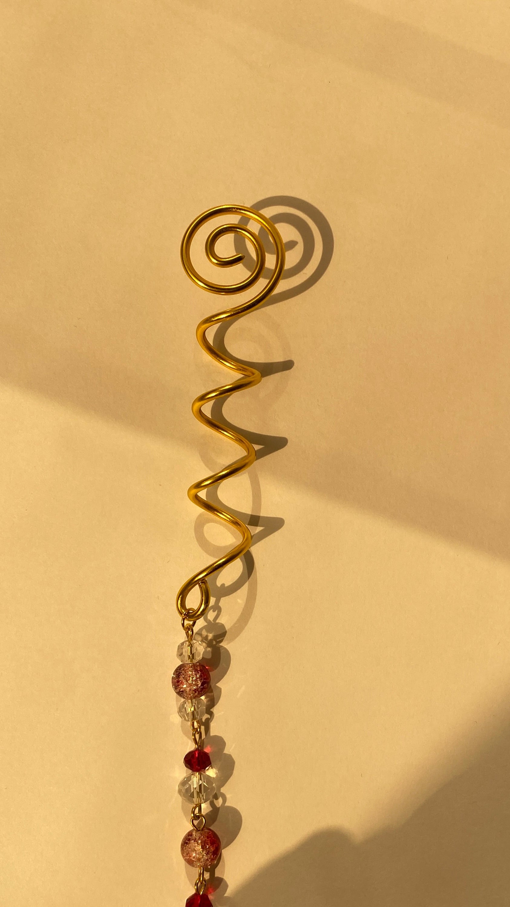 Scarlet hair spiral