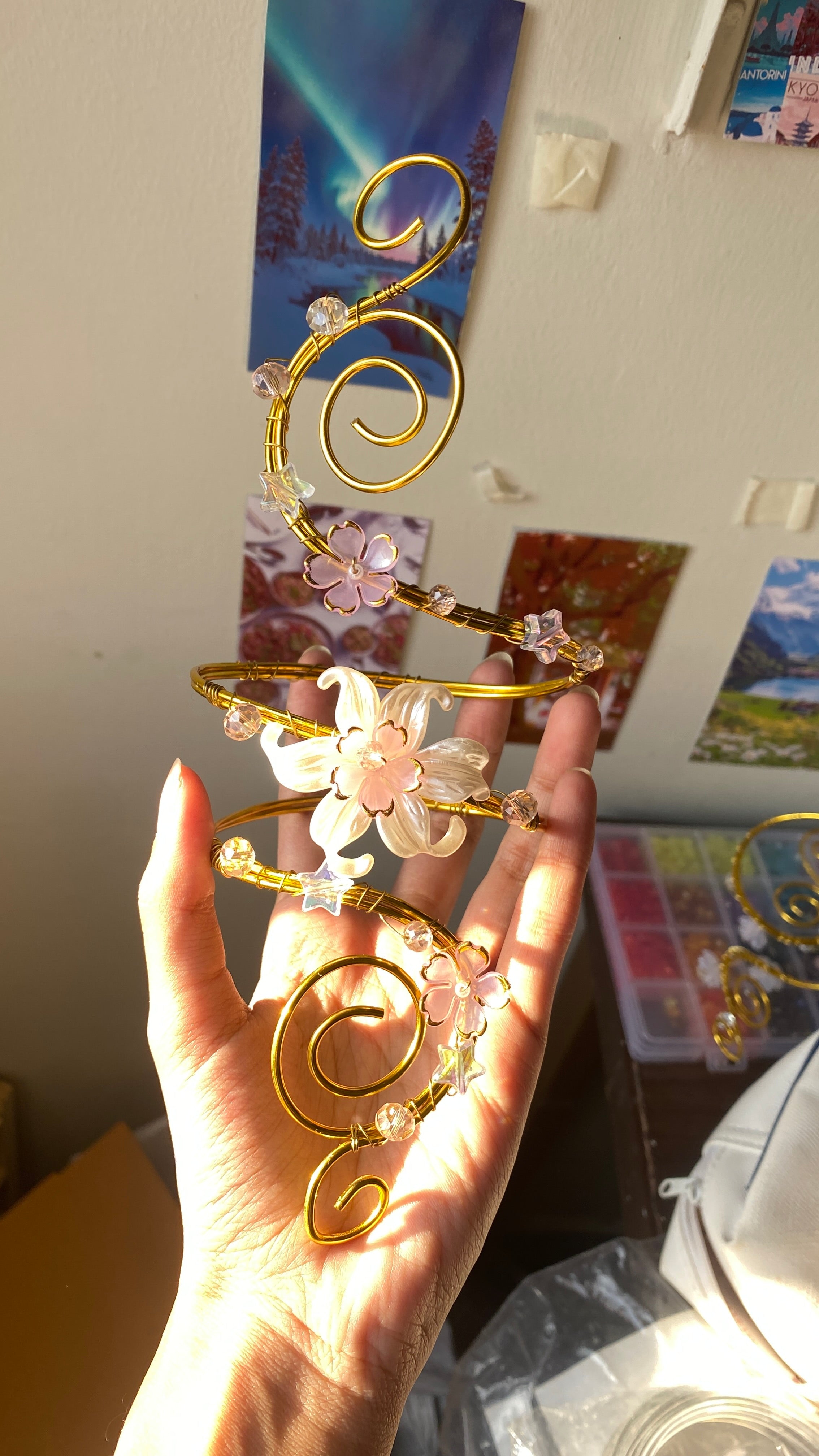 Golden spiral bloom