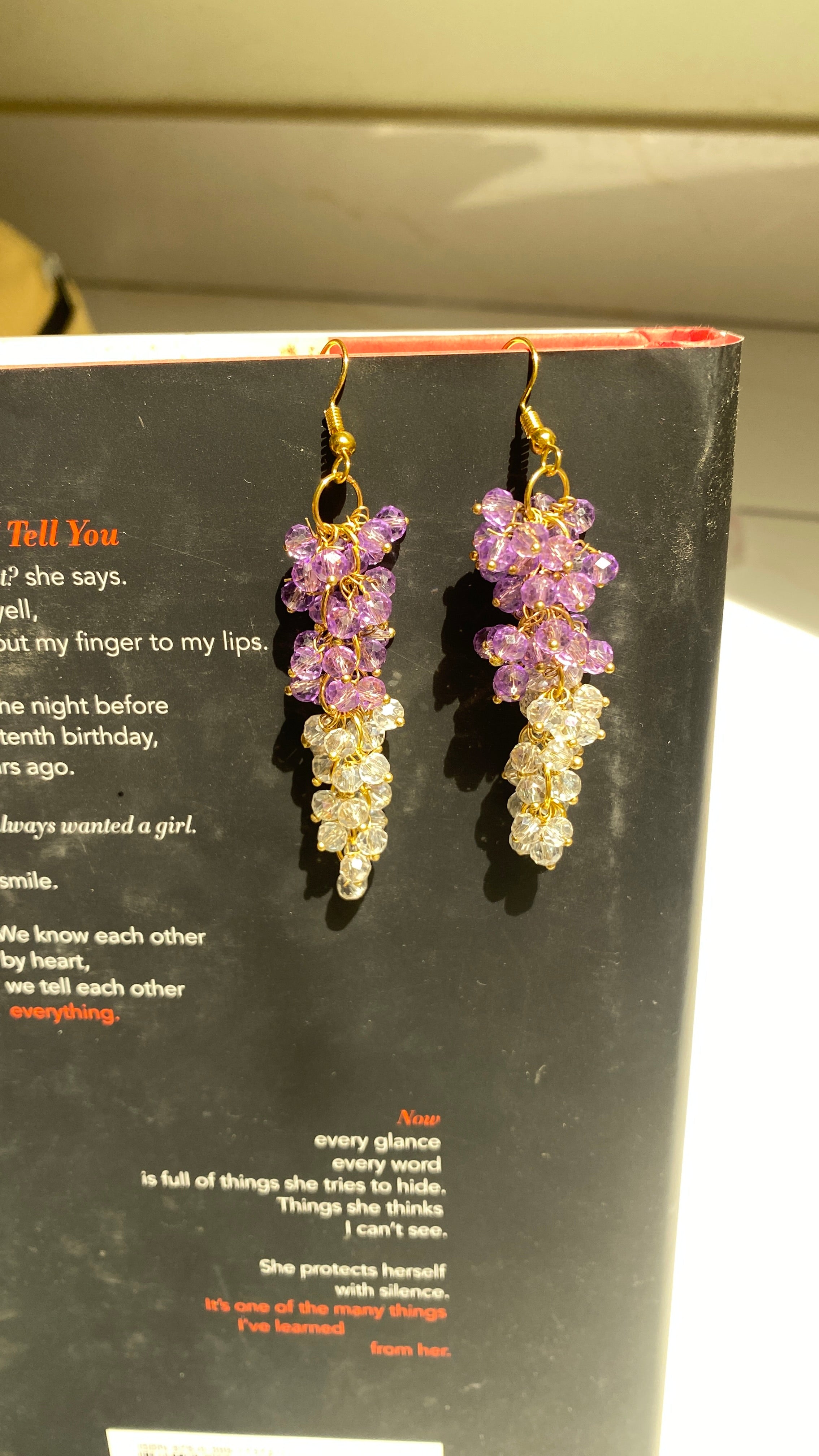 Wisteria earrings