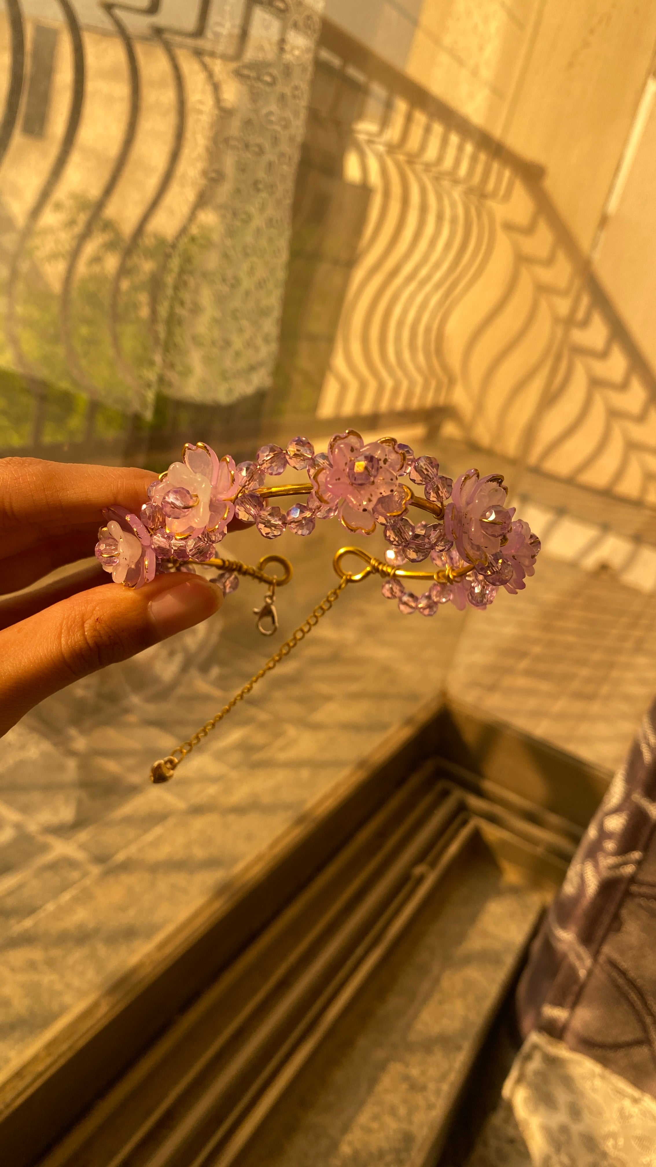 Flower bracelet