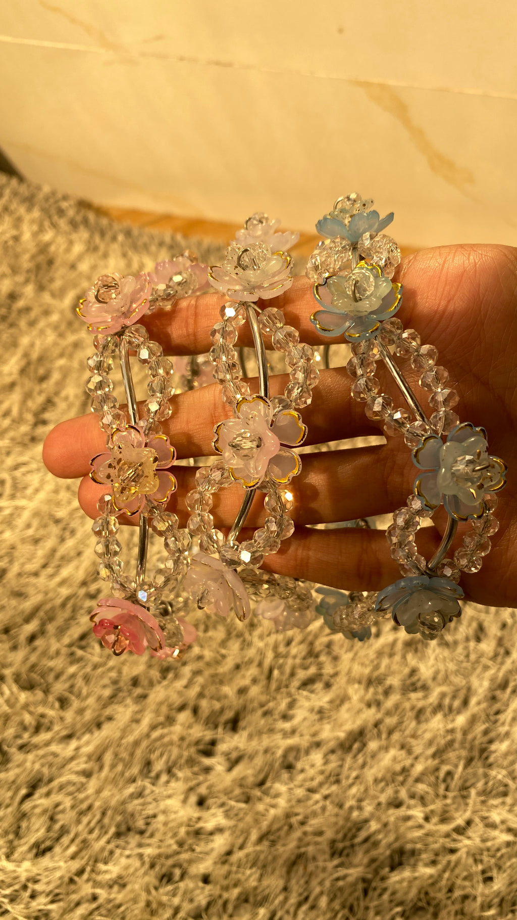 Silver Flower bracelet