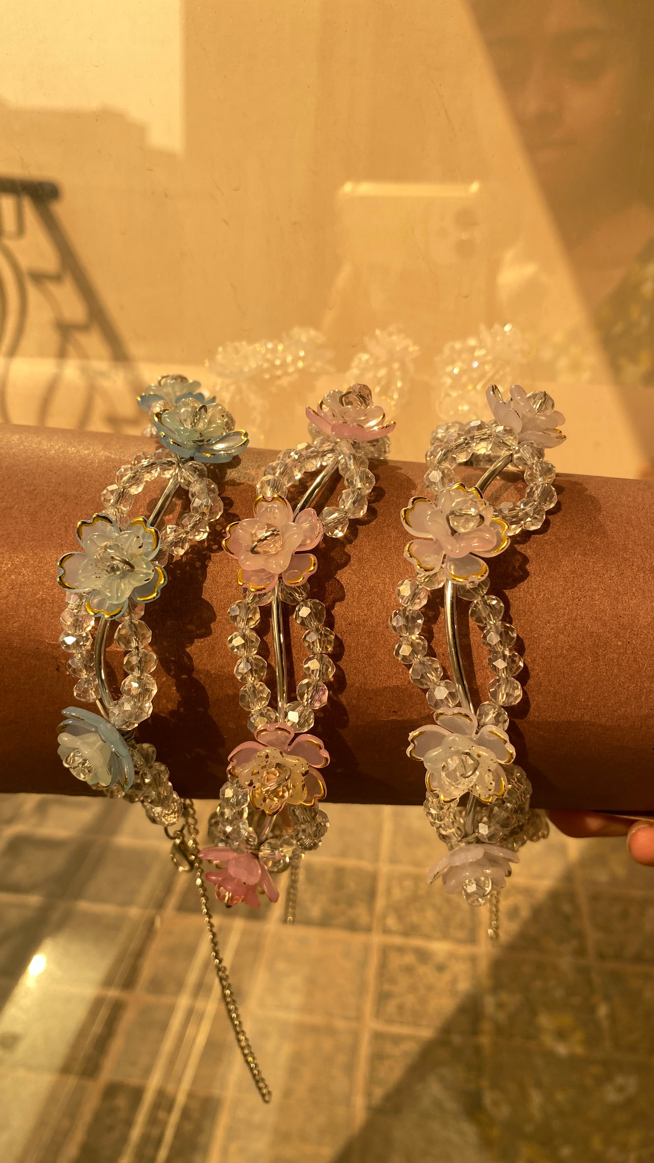 Silver Flower bracelet