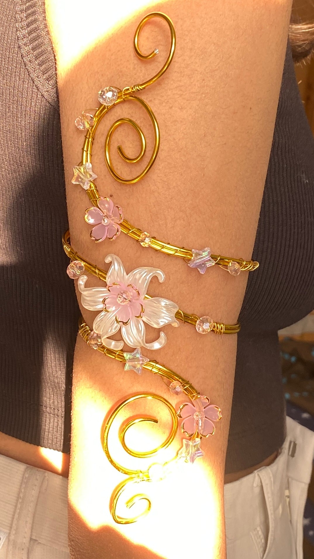 Golden spiral bloom